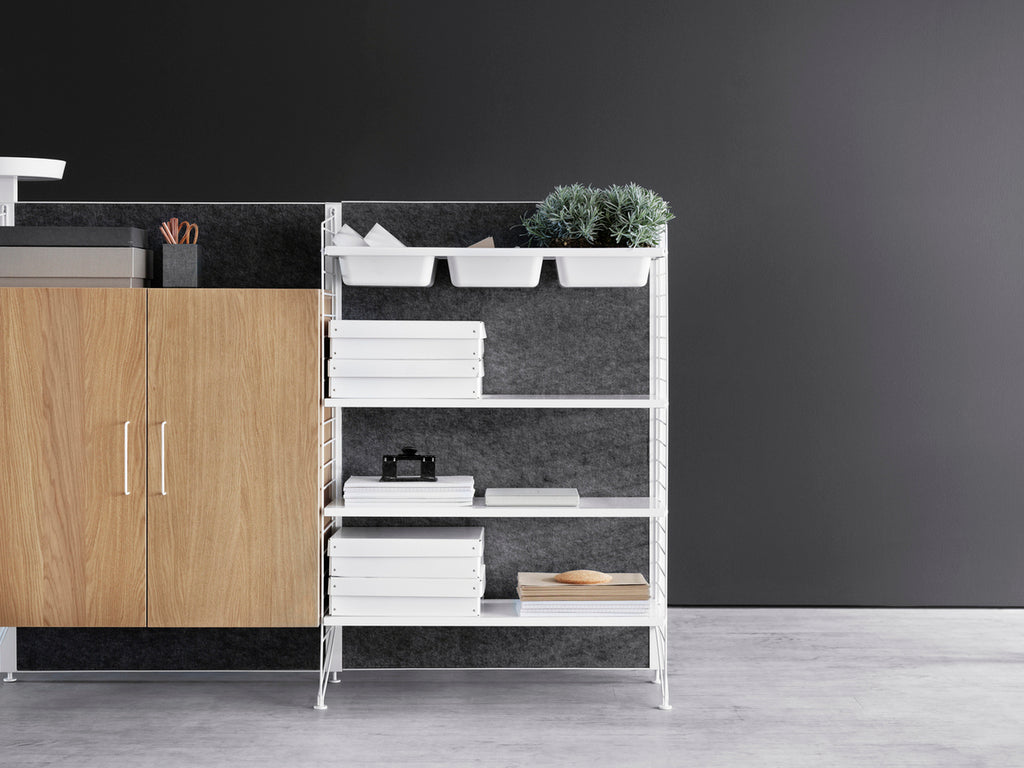 Armoire de bureau deux portes L 78 cm - String Furniture-Chêne-The Woods Gallery