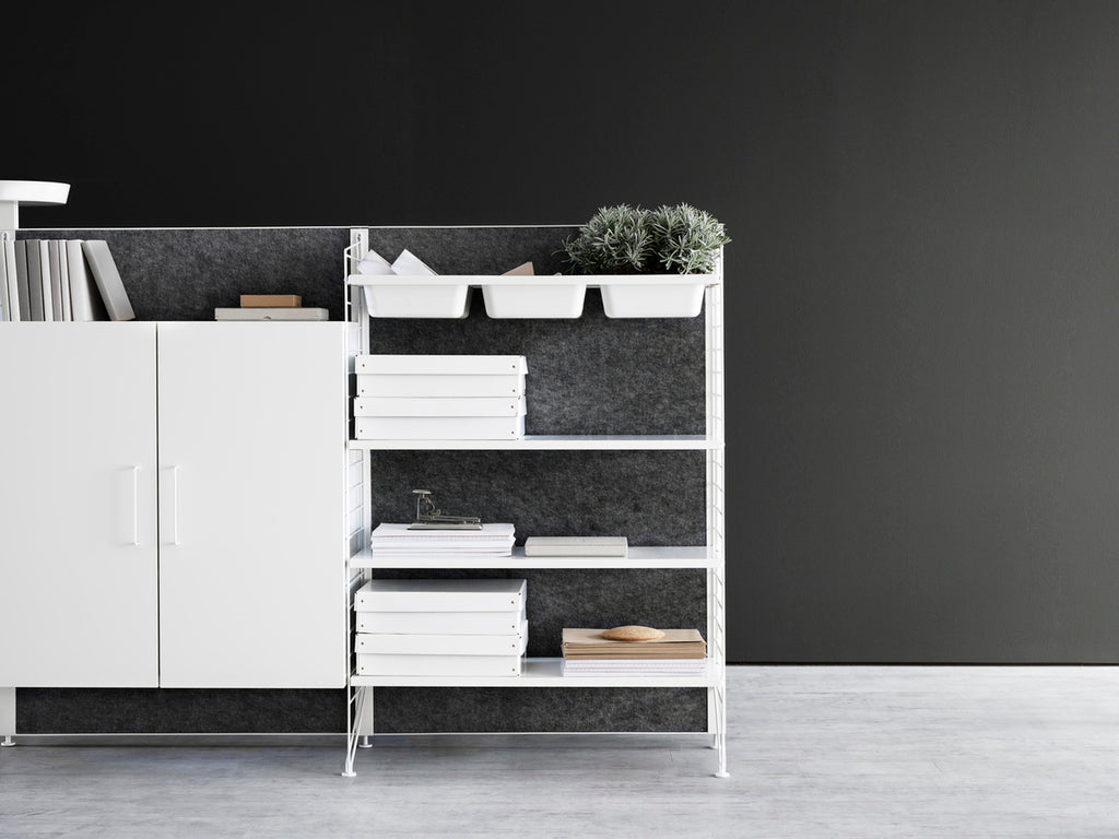 Armoire de bureau deux portes L 78 cm - String Furniture-Chêne-The Woods Gallery