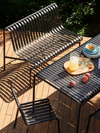 Banc Palissade Dining sans accoudoir - Hay-en situation 3-The Woods Gallery