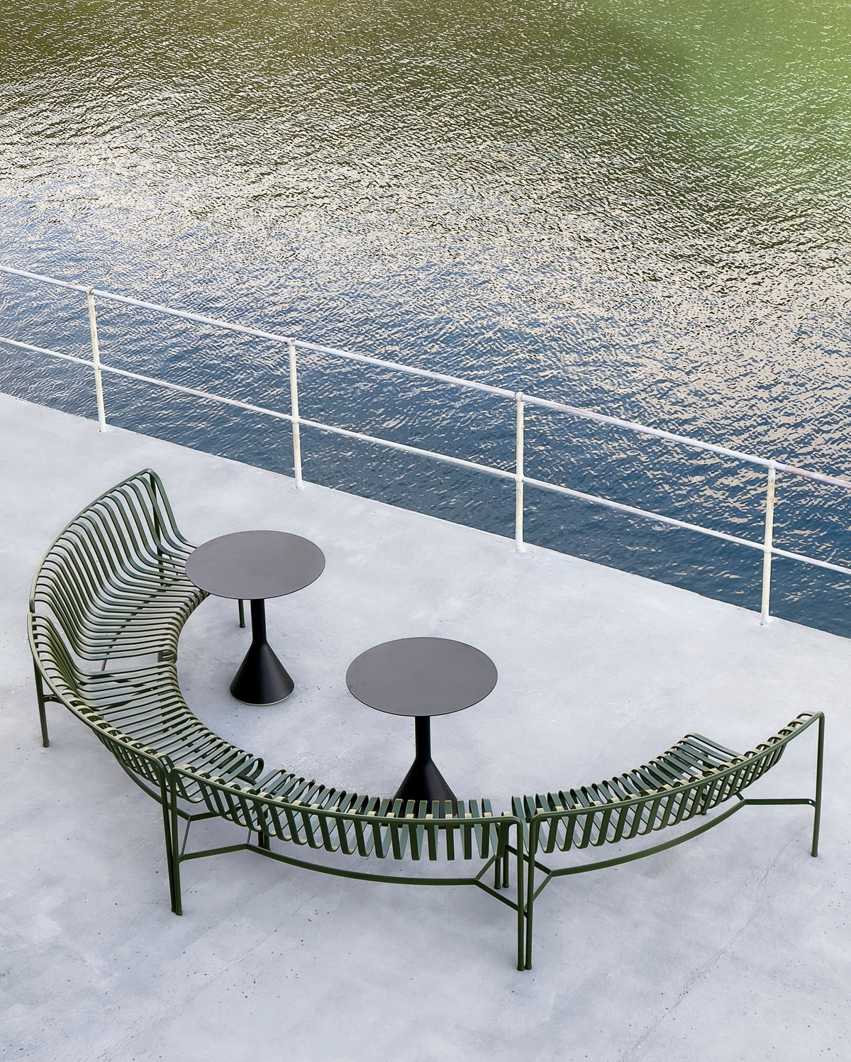 Banc Palissade Park Dining in/in - Hay-en situation 2-The Woods Gallery
