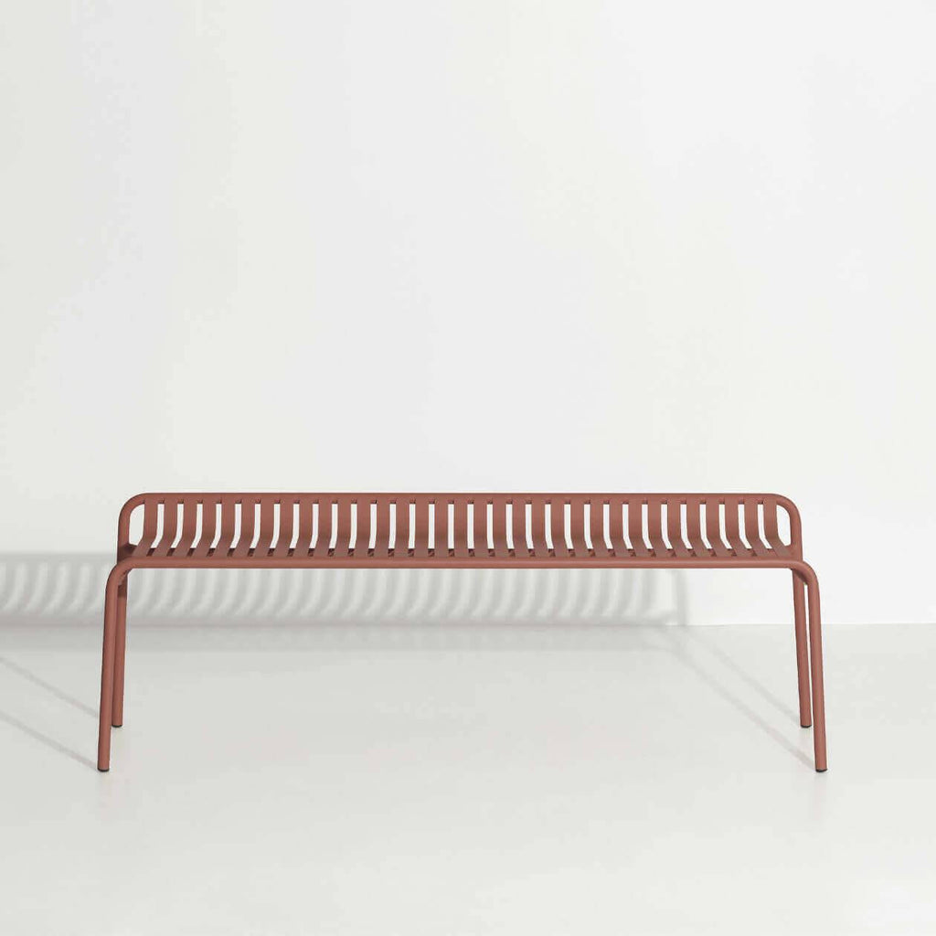 Banc de jardin Week-End - Petite Friture-Terracotta-The Woods Gallery