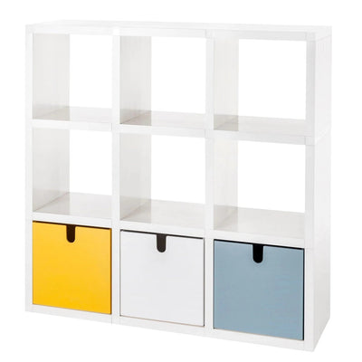 Bibliothèque Polvara de Giulio Polvara - Kartell-Blanc-119 x 119 cm-The Woods Gallery