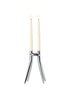 Bougeoir Abbracciaio Métal de Philippe Starck et Ambroise Maggiar - Kartell-Chrome-The Woods Gallery