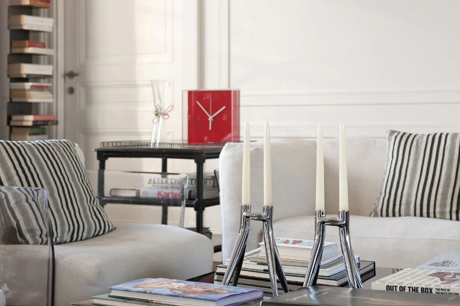 Bougeoir Abbracciaio Métal de Philippe Starck et Ambroise Maggiar - Kartell-Or-The Woods Gallery