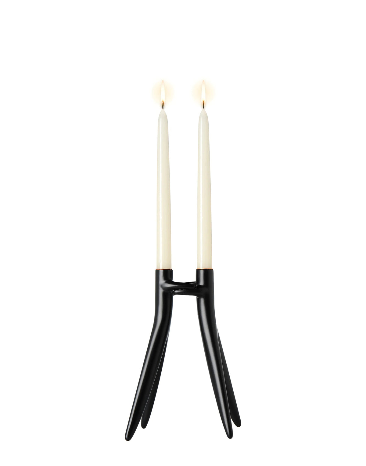 Bougeoir Abbracciaio Opaque de Philippe Starck et Ambroise Maggiar- Kartell-Blanc-The Woods Gallery