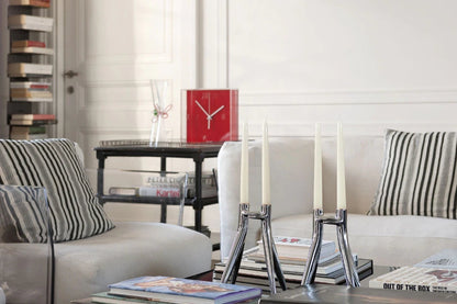 Bougeoir Abbracciaio Opaque de Philippe Starck et Ambroise Maggiar- Kartell-Blanc-The Woods Gallery