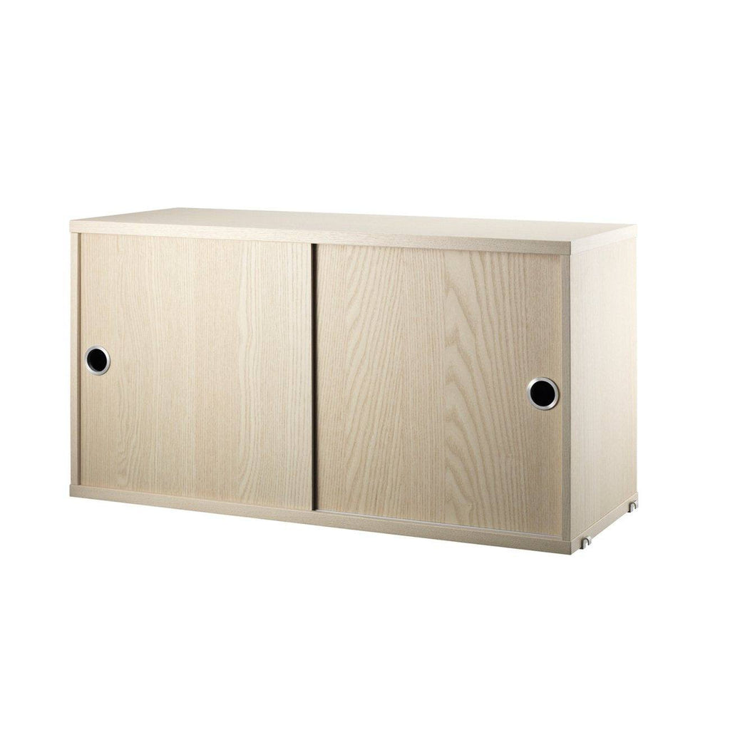 Caisson 2 portes coulissantes Cabinet-Beige-78x20cm-The Woods Gallery