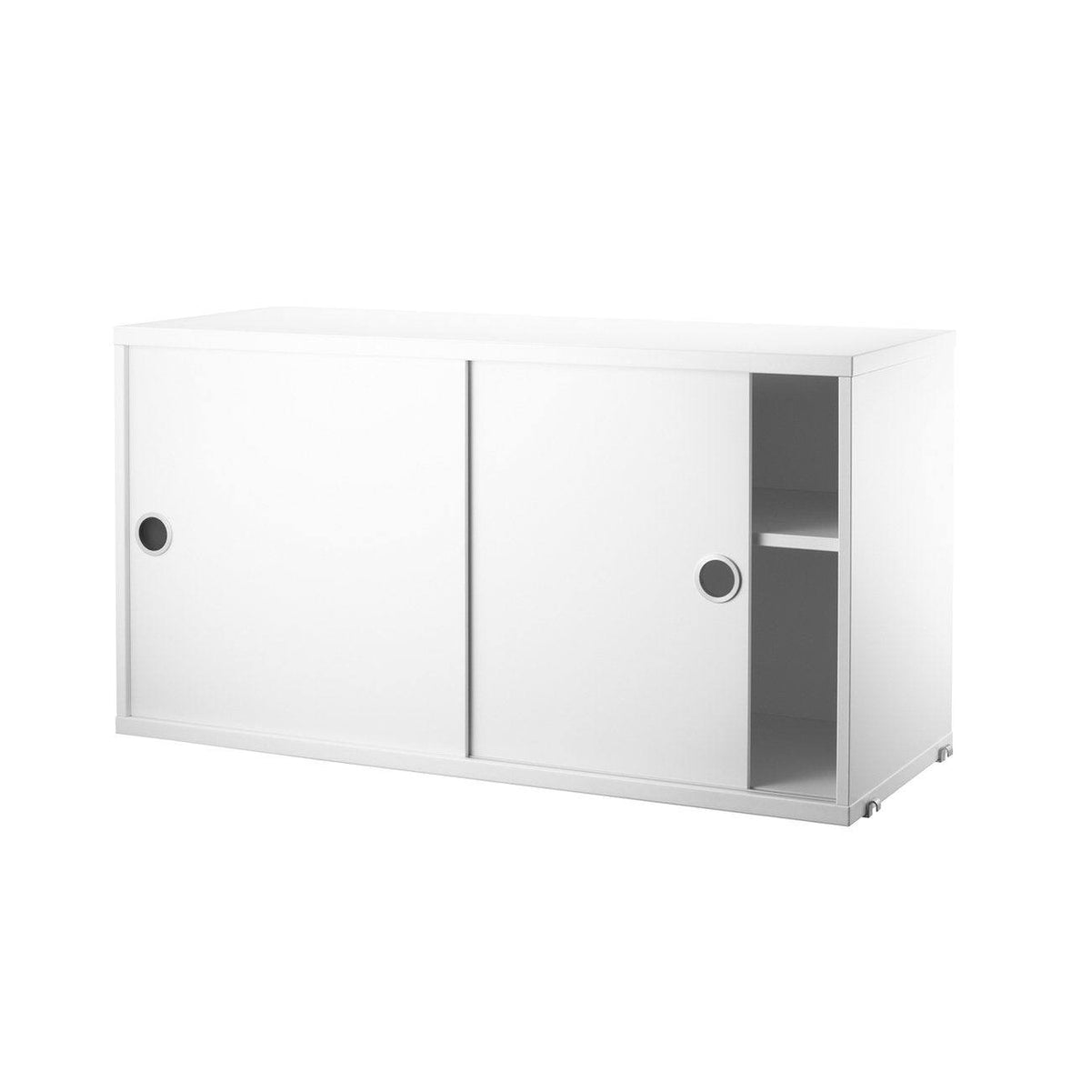 Caisson 2 portes coulissantes Cabinet-Beige-78x20cm-The Woods Gallery