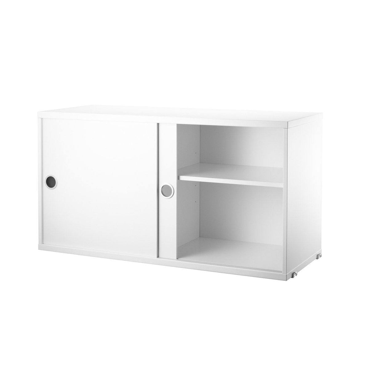 Caisson 2 portes coulissantes Cabinet-Beige-78x20cm-The Woods Gallery