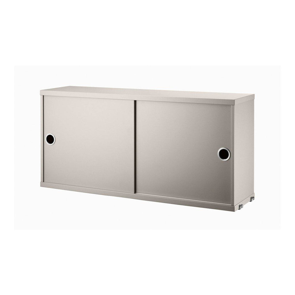 Caisson 2 portes coulissantes Cabinet-Beige-78x20cm-The Woods Gallery