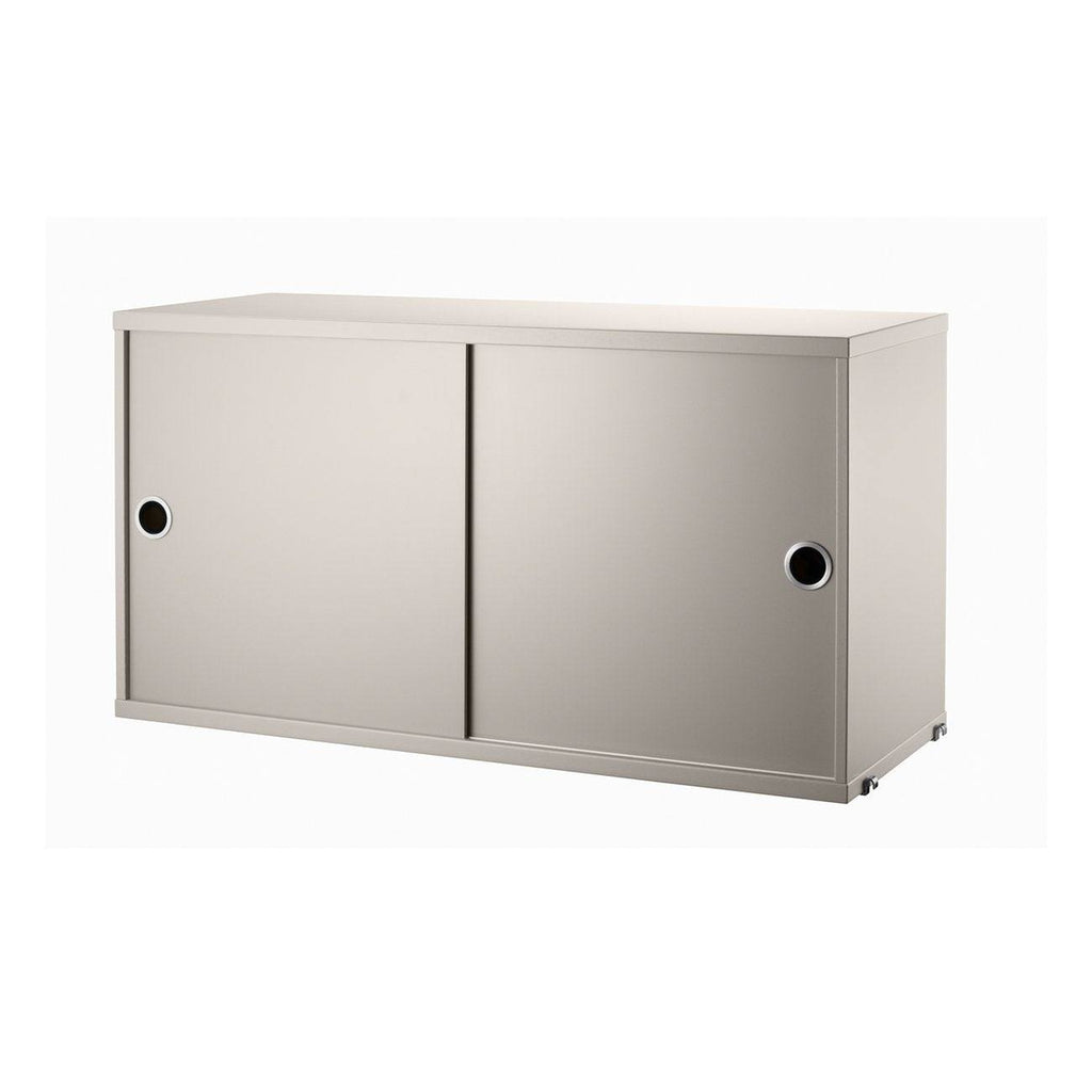 Caisson 2 portes coulissantes Cabinet-Beige-78x30cm-The Woods Gallery