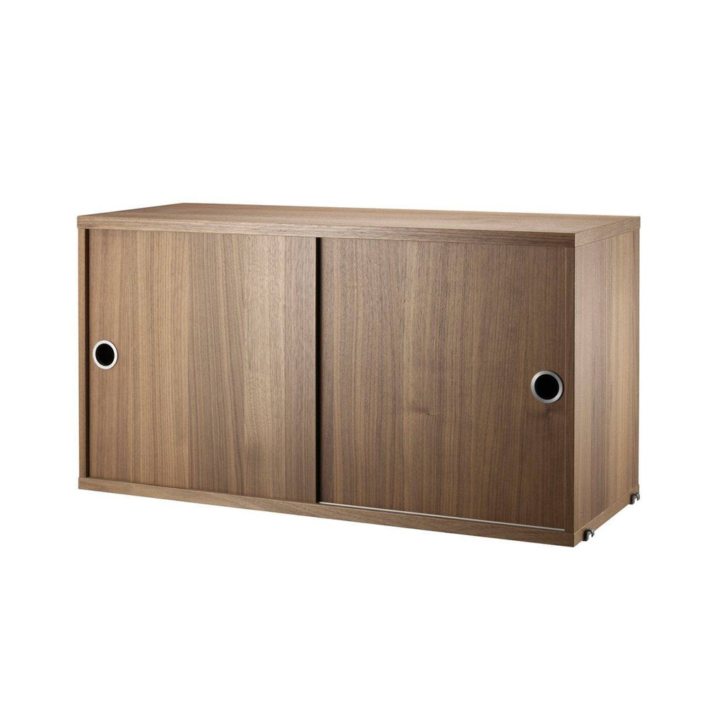 Caisson 2 portes coulissantes Cabinet-Noyer-78x30cm-The Woods Gallery
