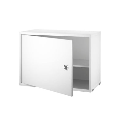 Caisson à porte battante horizontale-Blanc-The Woods Gallery