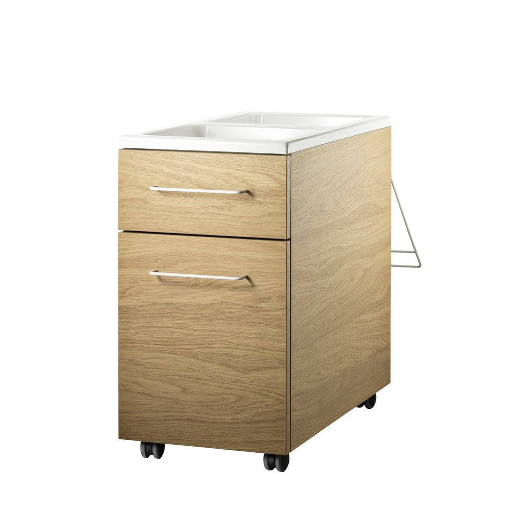 Caisson à roulettes L 30 cm String Works - String Furniture-Blanc-The Woods Gallery