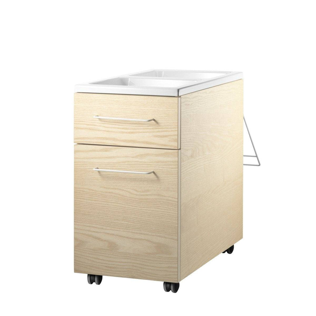 Caisson à roulettes L 30 cm String Works - String Furniture-Blanc-The Woods Gallery