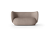 Canapé 2 places Rico Brushed - Ferm Living-Gris-The Woods Gallery