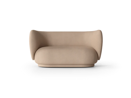 Canapé 2 places Rico Brushed - Ferm Living-Sable-The Woods Gallery