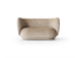Canapé 2 places Rico Faded Velvet - Ferm Living-Sable-The Woods Gallery