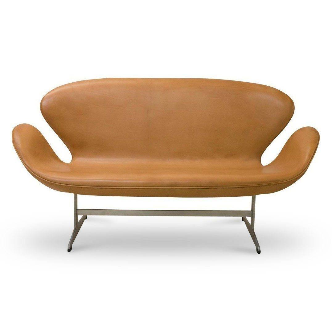 Canapé 2 places Swan Sofa de Arne Jacobsen / L 144 cm - Fritz Hansen - Vintage-The Woods Gallery