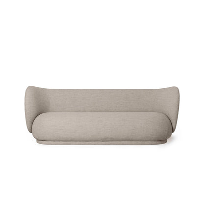 Canapé 3 places Rico Boucle - Ferm Living-Sable-The Woods Gallery