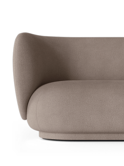 Canapé 3 places Rico Brushed - Ferm Living-Blanc cassé-The Woods Gallery