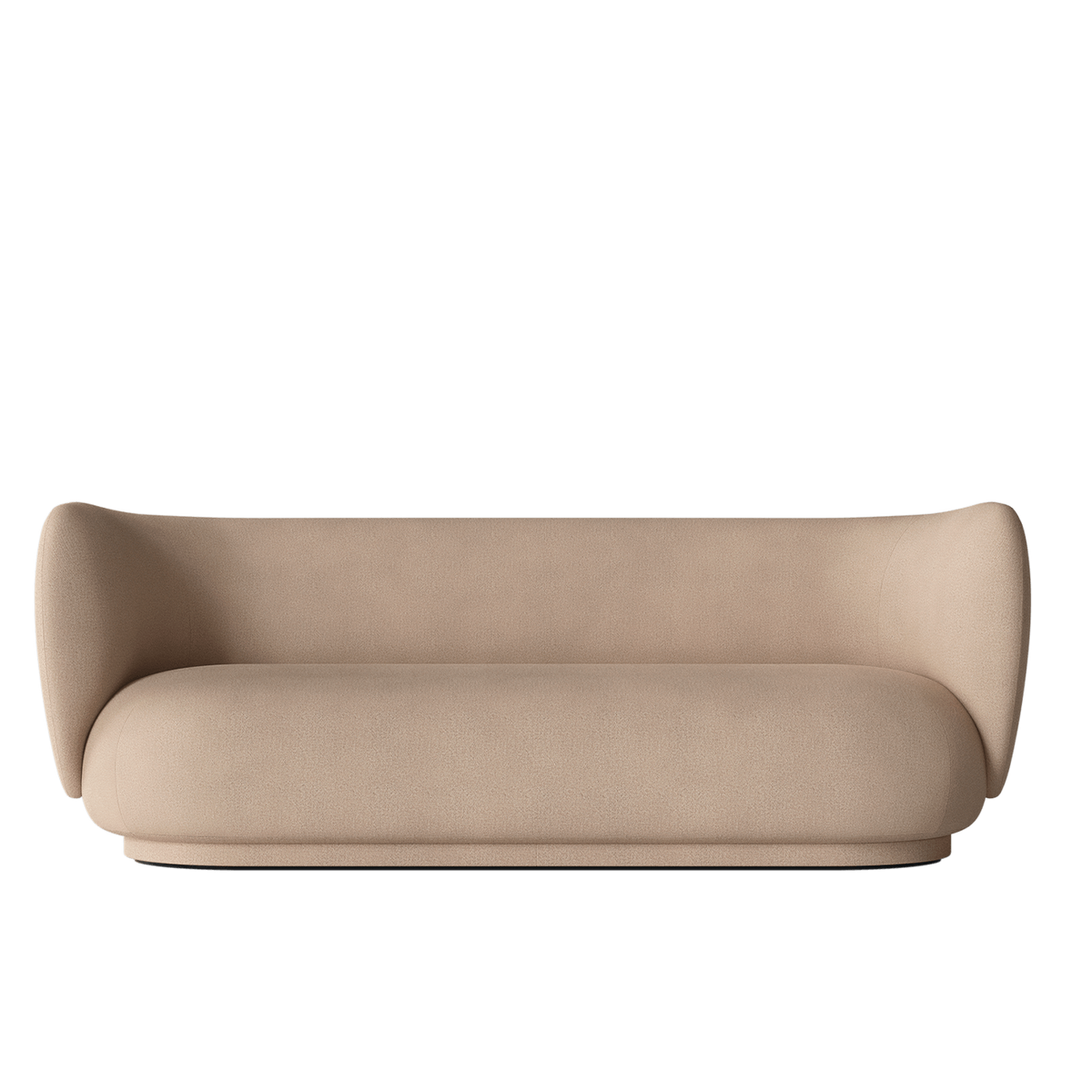 Canapé 3 places Rico Brushed - Ferm Living-Sable-The Woods Gallery