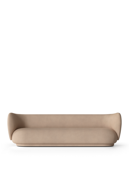 Canapé 4 places Rico Brushed de Trine Andersen - Ferm Living-Sable-The Woods Gallery