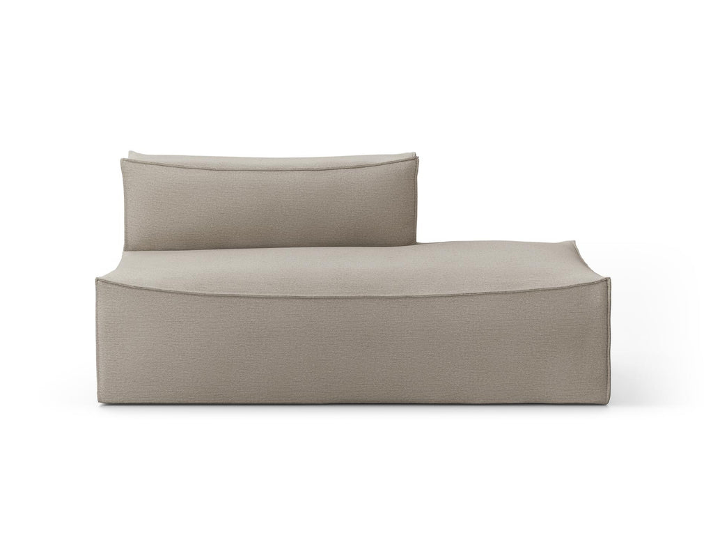 Canapé Catena module d'extrémité ouvert droit / Large - Ferm Living-Beige-Rich Linen-The Woods Gallery