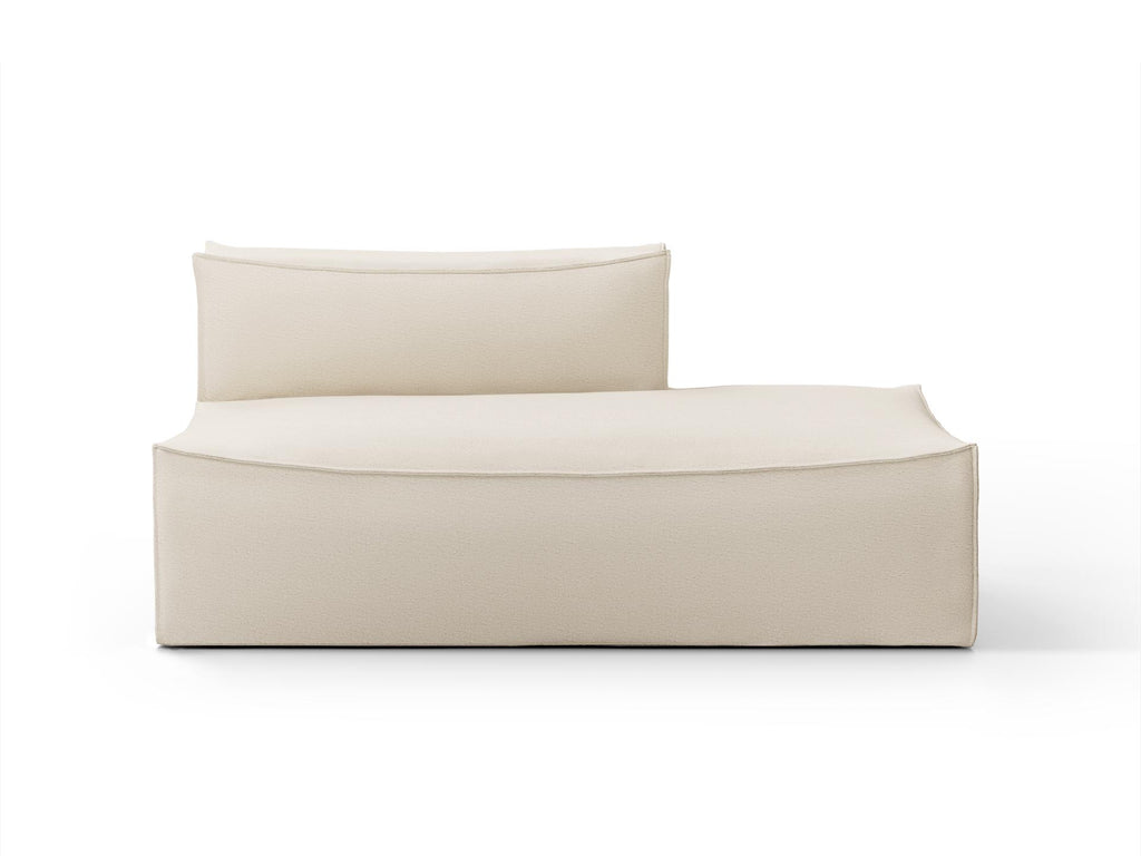 Canapé Catena module d'extrémité ouvert droit / Large - Ferm Living-Beige-Rich Linen-The Woods Gallery