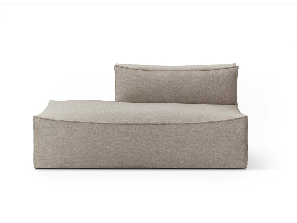 Canapé Catena module d'extrémité ouvert gauche / Large - Ferm Living-Beige-Rich Linen-The Woods Gallery