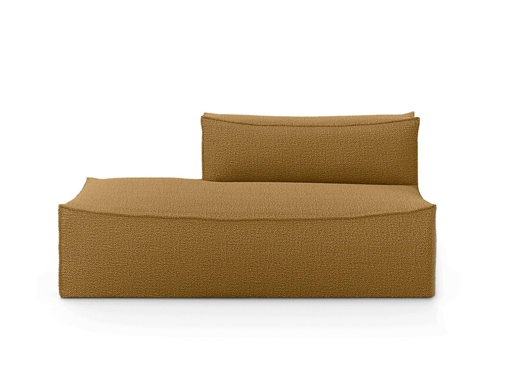 Canapé Catena module d'extrémité ouvert gauche / Large - Ferm Living-Beige-Rich Linen-The Woods Gallery