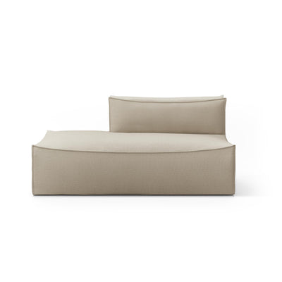 Canapé Catena module d'extrémité ouvert gauche / Large - Ferm Living-Beige-Rich Linen-The Woods Gallery