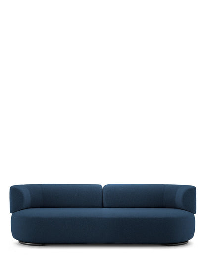 Canapé K-Wait tissu bouclé de Rodolfo Dordoni - Kartell-Bleu-The Woods Gallery