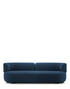 Canapé K-Wait tissu bouclé de Rodolfo Dordoni - Kartell-Bleu-The Woods Gallery