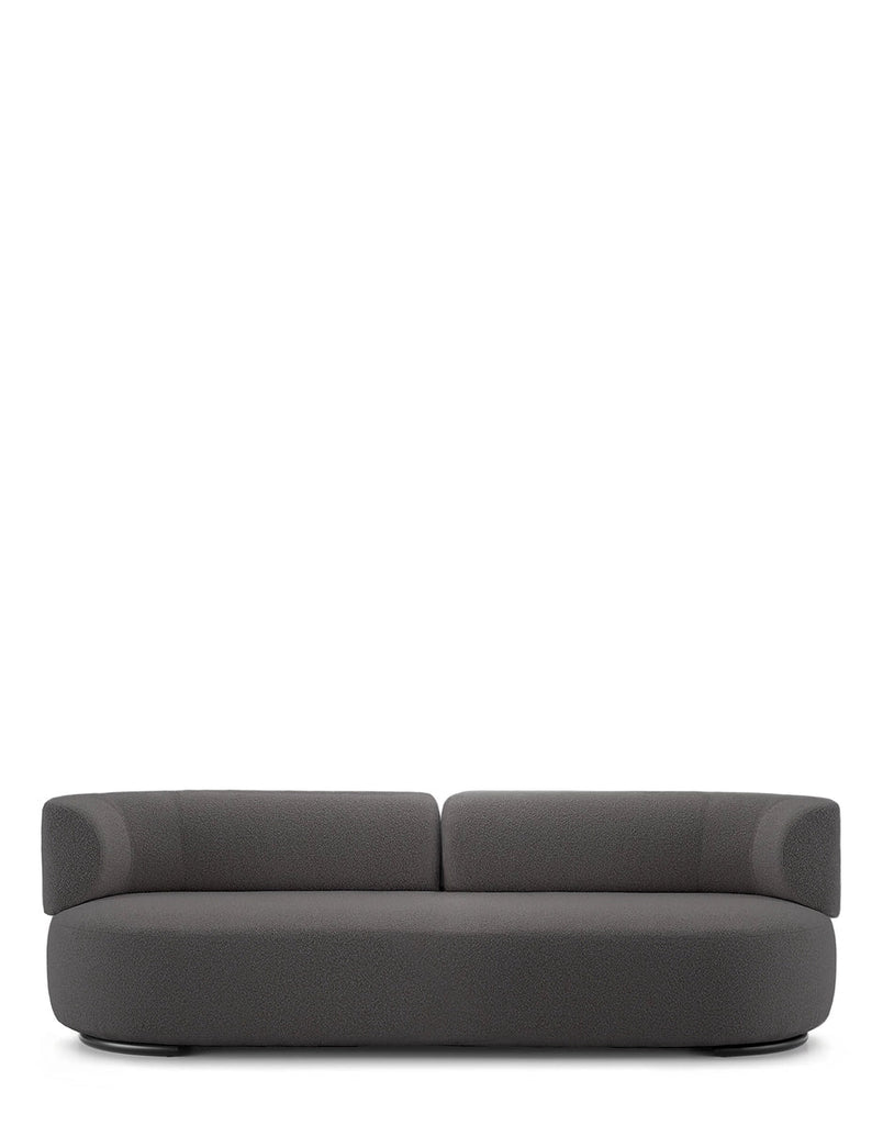 Canapé K-Wait tissu bouclé de Rodolfo Dordoni - Kartell-Bordeaux-The Woods Gallery