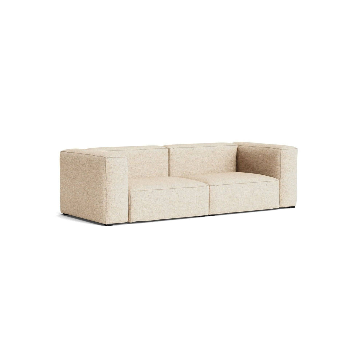 Canapé Mags Soft 2,5 places Bolgheri Beige L 238 cm - Hay-vue de trois quarts sur fond blanc-The Woods Gallery