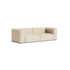 Canapé Mags Soft 2,5 places Bolgheri Beige L 238 cm - Hay-vue de trois quarts sur fond blanc-The Woods Gallery