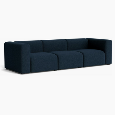 Canapé Mags Soft 3 places L 278,5 cm - Tissu Flamiber Bleu foncé - Hay-The Woods Gallery