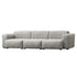 Canapé Mags Soft 3 places L 278,5 cm - Tissu Ruskin Gris clair - Hay-The Woods Gallery