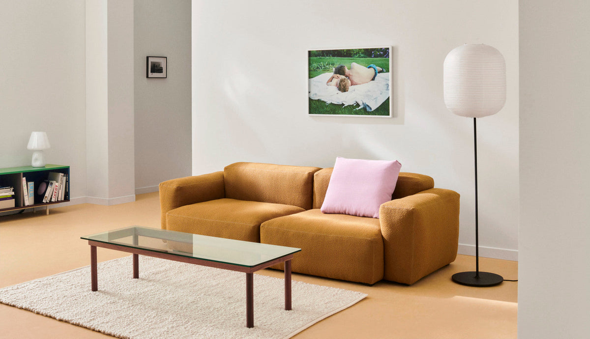 Canapé Mags Soft Low - 2,5 places - Combinaison 01 - Tissu Bolgheri - Hay-The Woods Gallery