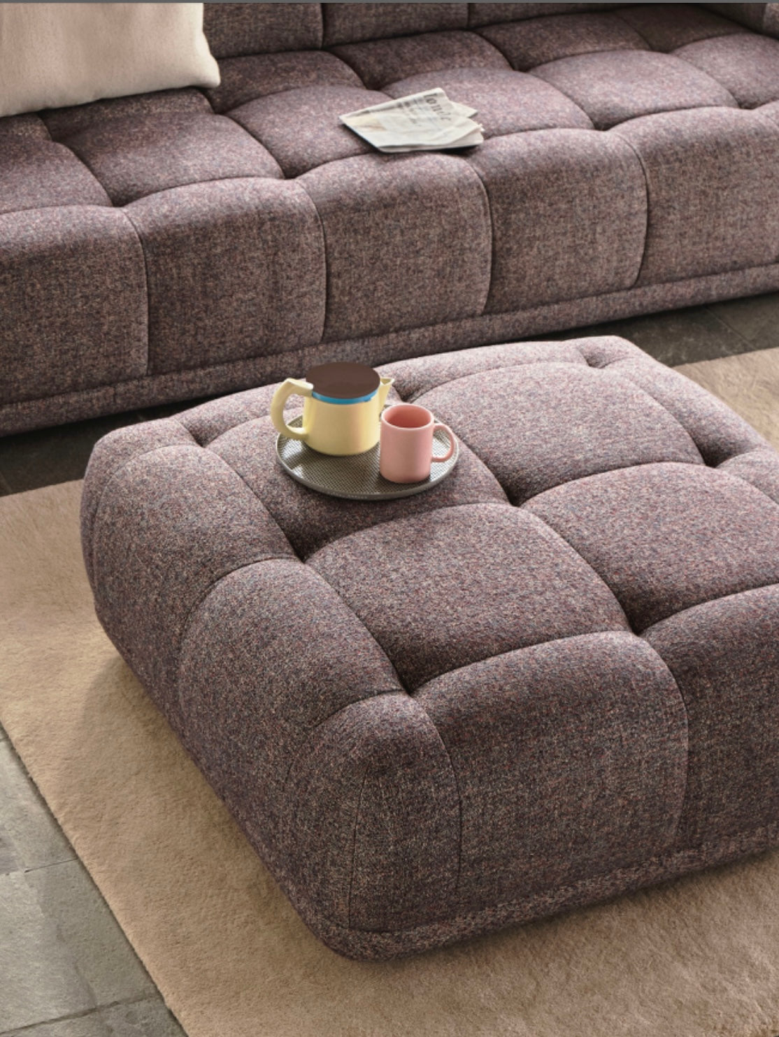 Canapé Quilton 3 places Gris Multicolor - Hay-The Woods Gallery