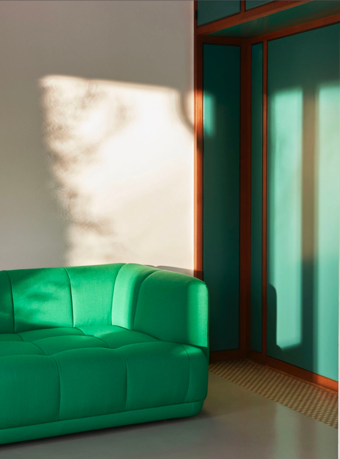 Canapé Quilton 3 places Vert - Hay-The Woods Gallery