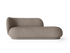 Canapé Rico Divan Brushed (Left) de Trine Andersen - Ferm Living-Gris-The Woods Gallery