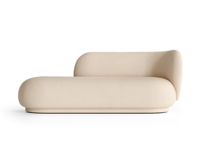 Canapé Rico Divan Brushed (Right) de Trine Andersen - Ferm Living-Off White-The Woods Gallery