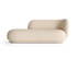 Canapé Rico Divan Brushed (Right) de Trine Andersen - Ferm Living-Off White-The Woods Gallery