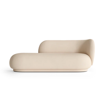 Canapé Rico Divan Brushed (Right) de Trine Andersen - Ferm Living-Off White-The Woods Gallery