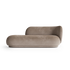 Canapé Rico Divan Faded Velvet (Right) de Trine Andersen - Ferm Living-Beige-The Woods Gallery