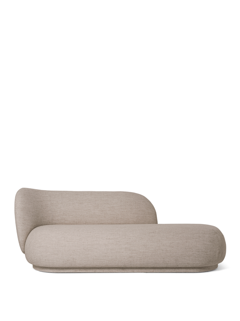 Canapé Rico Divan L Boucle de Trine Andersen - Ferm Living-Off White-The Woods Gallery