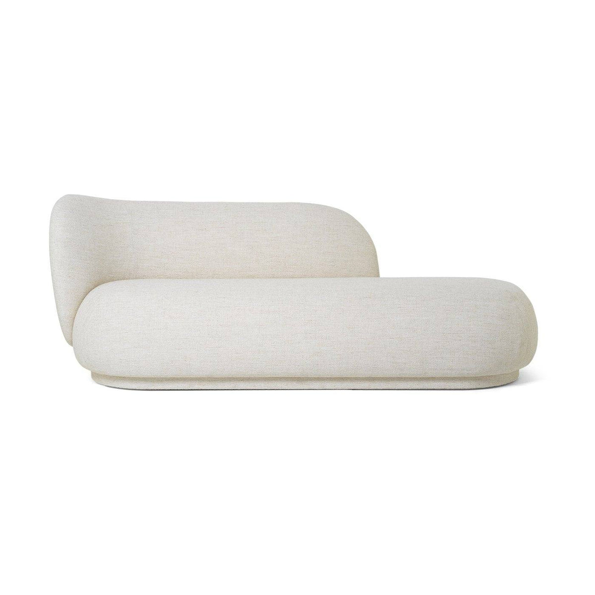 Canapé Rico Divan L Boucle de Trine Andersen - Ferm Living-Off White-The Woods Gallery