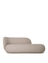 Canapé Rico Divan L Boucle de Trine Andersen - Ferm Living-Sable-The Woods Gallery